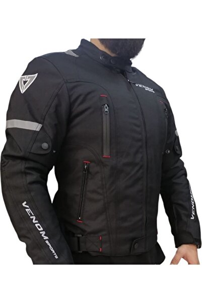 VENOM سترة Air Racing Four Seasons المحمية للدراجات النارية (احصل على مقاس أكبر)