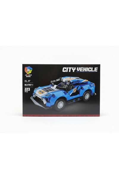 TOYSTURKA Mini Blok Spor Araba Yapım Seti Legosu 223 Parça 471071