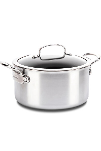 Greenpan Barcelona Evershine 24 cm Pot |   Stainless Steel |   Thermolon ™   Infinity Pro Ceramic Surface