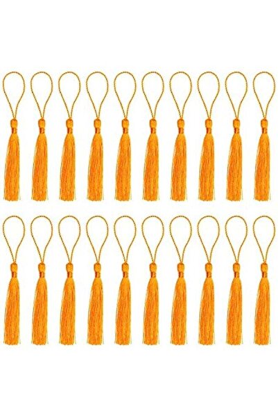 Abrar Mini Silky Handmade Soft Flossy Bookmark Tassels with Cord Loop for Keychain Earring Jewelry Making,