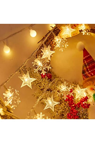 unbranded Christmas Lights, 20 Ft 40 LED Snowflake String Lights