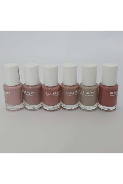real beauty Nail Polish 6 Pieces