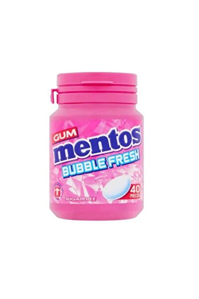 Mentos Bubble Fresh Gum – 40 Sugar-Free Pieces