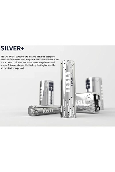 TESLA Silver Alkaline Batteries 10 Pack