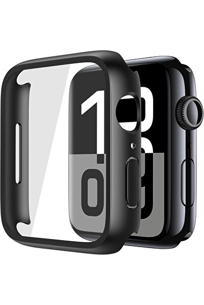 HYX 2 Pack Tempered Glass Case Compatible for Apple Watch Series 11 (2025) Se...
