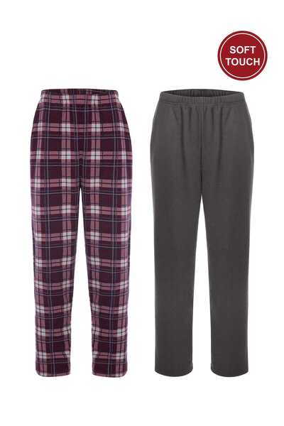 koza iç giyim Men's Cotton 2-Piece Single Bottom Pajamas