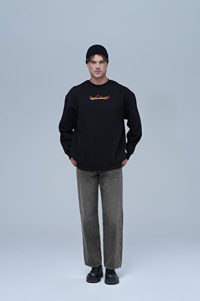 SAW Urbanity Art Nomad Oversize Sweatshirt Erkek Siyah