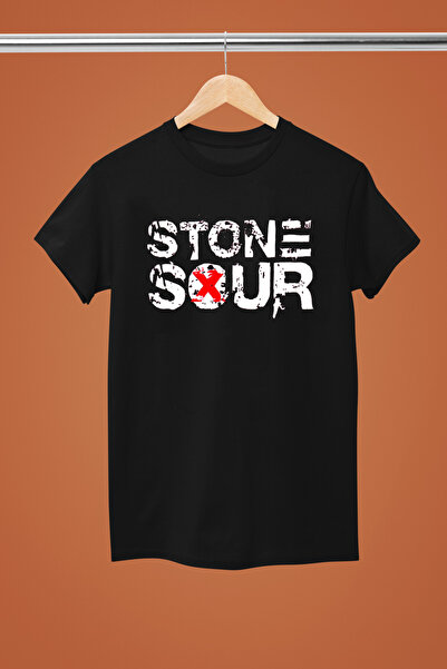MAGORS Stone Sour the Rock Band Printed Cotton Short Sleeve Regular Fit Rock T-Shirt