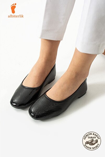 AlbiShoes Trend Women's Ballet Flats Office Shoes Casual Ballet Flats Round T...