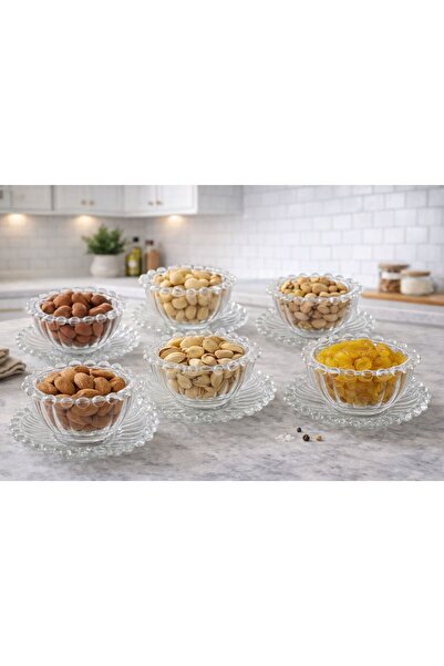 YUVAYAÖZEL Boncuk Mika Çerezlik 6 kişilik 12 parça