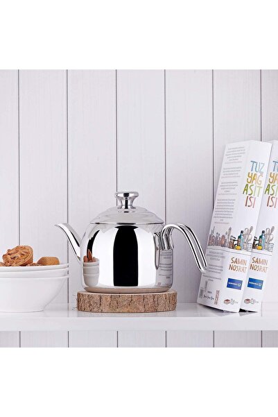 VALUE Stainless steel teapot. 1.0 liter capacity. / A092