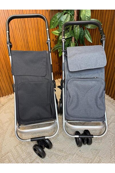 Generic Three-wheel shopping cart - gray