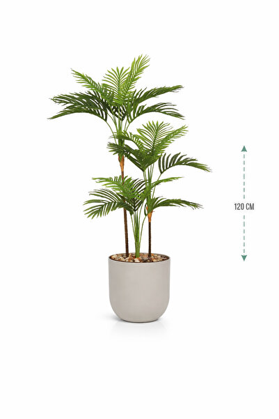 AMZOE A luxurious artificial palm tree, 120 cm tall – a touch of elegant clas...