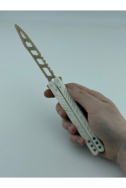 TTRobotic Taktik Kelebek Model Bıçak Eğitim&Stres Oyuncağı - Tamamı Plastik (...