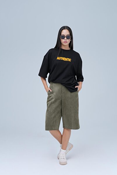SAW Urbanity Authentic Oversize Tişört Kadın Siyah