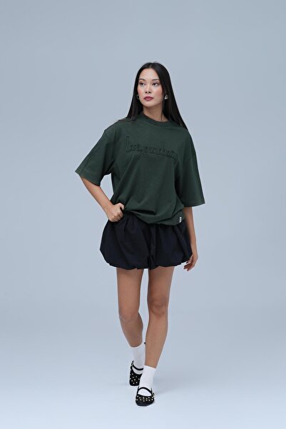 SAW Urbanity Dreamwashed Oversize Tişört Kadın Yeşil