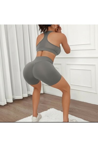 CARABO MODA High Waist Shaping / Sculpting Mini Sports Tights