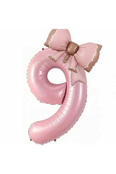 ÇITIPITISTORE Balon din folie cu numere 2 în culori roz