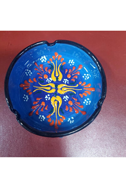 esdekor منفضة سجائر كبيرة بقطر 10 سم وارتفاع 4 سم مصنوعة يدوياً من السيراميك ...