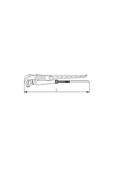 İzeltaş Maşalı Boru Anahtarı (85°) 1 1/2''Inch