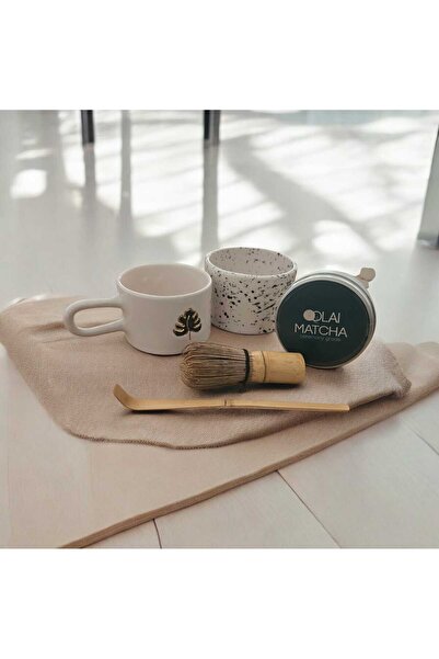 Yoga Vibe Lüks Matcha Seti | Seremonial Matcha & Şık Hediye Kutusu