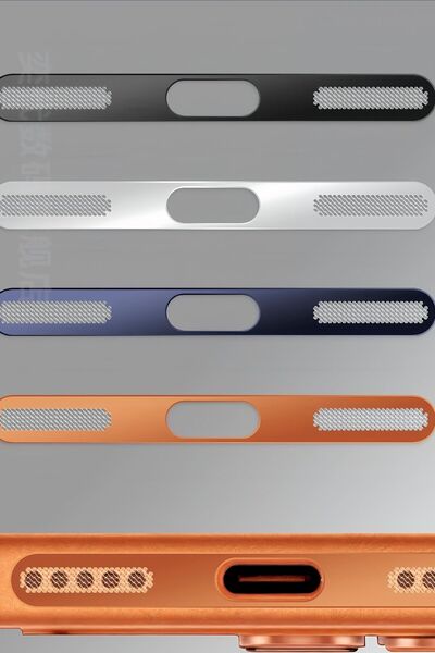 ucuzmi 3M İphone 18 Pro - 18 Pro Max Toz ve Kir Önleyici Hoparlör -Mikrofon Koruyucu Metal Filtre
