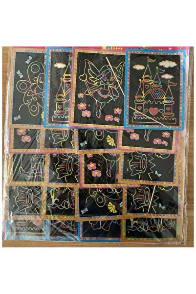 Generic ٢٠ قطعة من أوراق الرسم بالخدش، هدايا أعياد الميلاد، هدايا تذكارية للح...