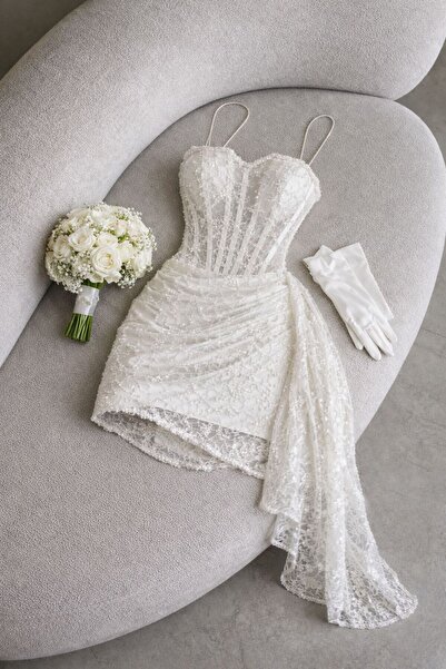 VİONELLA Seraphine Mini Gelinlik After Party