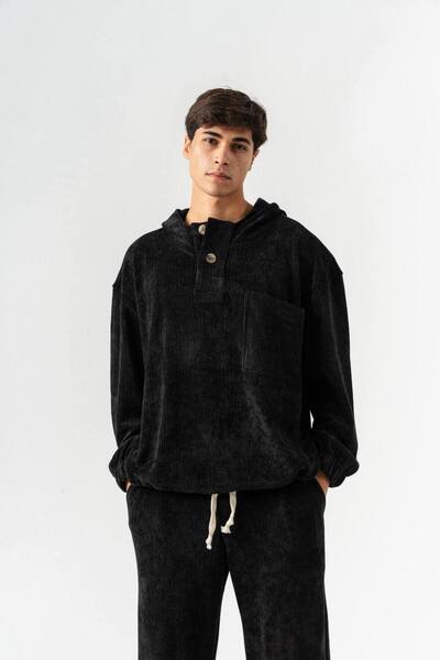 Lemur سويت شيرت مضلع