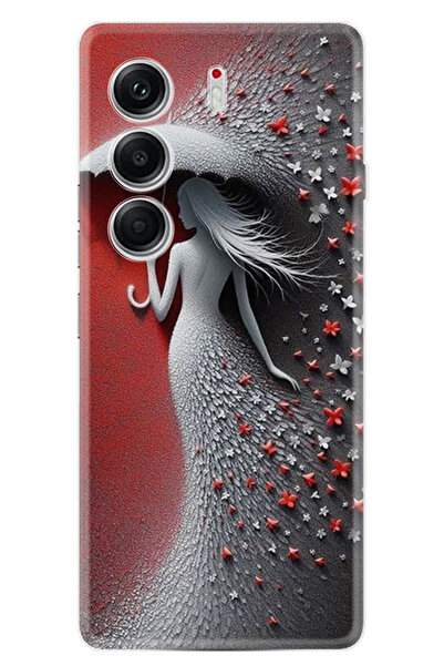 TECNO غطاء حماية سيليكون عالي الجودة منقوش لهاتف كامون 40، موديل stk-.1007.jpg