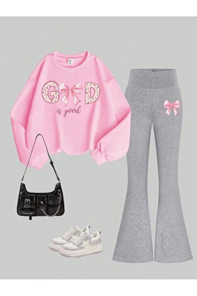 Kids 2'li Kız Rahat Alt Üst Takım Kışlık