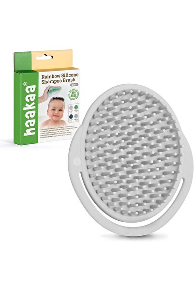 Haakaa Silicone Shampoo Brush - Soft Bristle Scalp Massager for Newborns and Toddlers, Perfect Gift