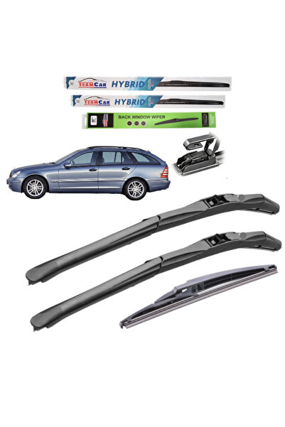 TEAMCAR Ștergătoare de parbriz Mercedes-Benz S203 Estate 200106/2003 Set comp...