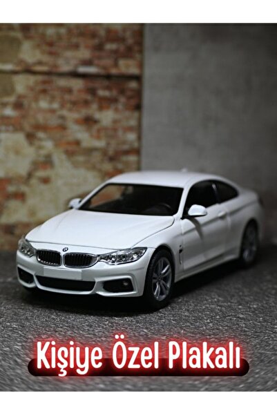 bebeym BMW 4 Serisi Coupe (F32) Metal Model Araba - 1:24 Ölçek Beyaz
