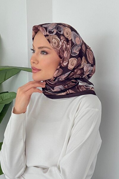 Hazamoda Eșarfă moale Damla Crash, prune