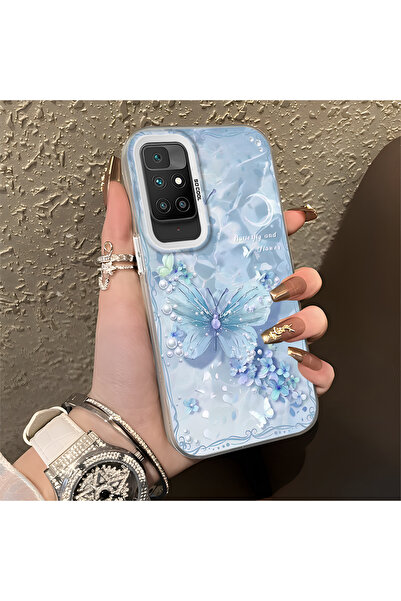 Hontinga حافظة متوافقة مع هاتف Xiaomi Redmi 10، حافظة هاتف صلبة مضادة للسقوط،...