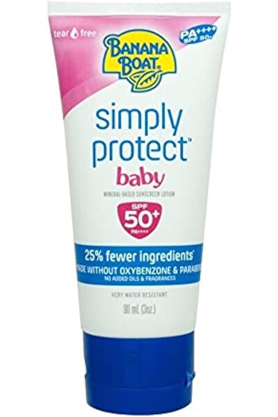 Banana Boat لوشن واقي من الشمس للأطفال، 90 مل، عامل حماية من الشمس 50