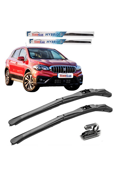 TEAMCAR Υαλοκαθαριστήρες Suzuki SX4 S-Cross (2013-σήμερα) Υβριδικό μπροστινό σετ