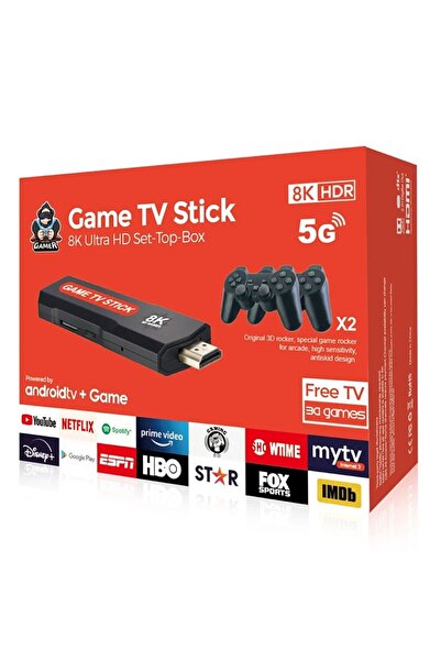 loonceteknoloji Atari Game Box 5g 8k HDR Ultra HD Tv Box Android Tv Oyun Kons...
