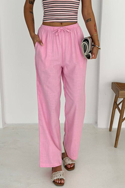 Noa&Noa بنطلون صيفي فضفاض للنساء – سكاي دريفت