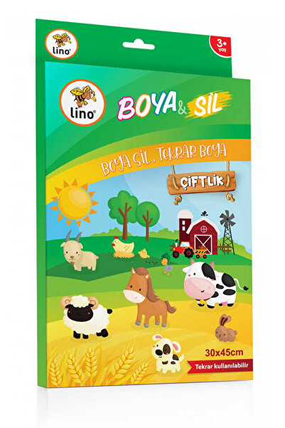 Lino بساط أنشطة قابل للمسح - مزرعة (قابل للمسح)