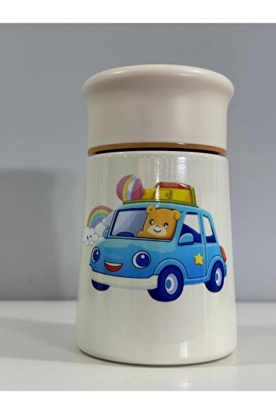 HOPEFUL DESİGN Desenli Araba Termos 280ML Bebek Mama Saklama Termosu Paslanma...