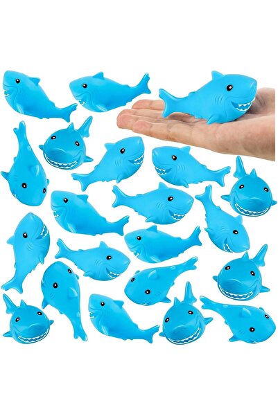 JOYZ مجموعة ألعاب استحمام على شكل سمكة قرش مكونة من 25 قطعة