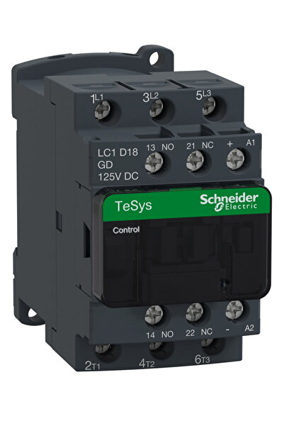 Scheneider Schneider LC1D18GD Tesys D 440V 18A 125VDC Bobinli Kontaktör