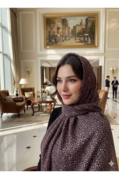 ALLURİNG THE BETTER ONE Jawel Women's Pebble Pattern Soft Scarf