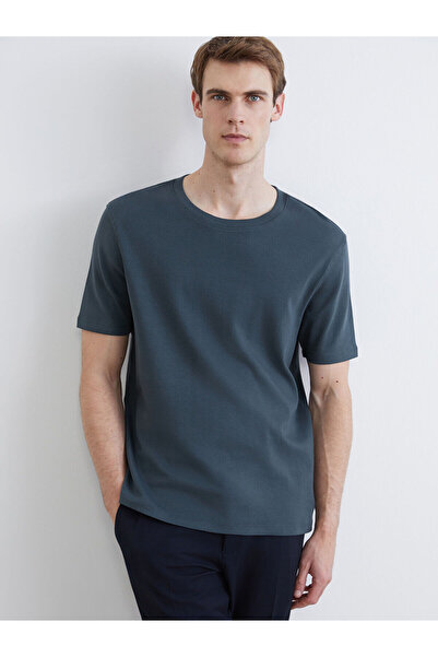 LC Waikiki Ανδρικό μπλουζάκι SOUTHBLUE με λαιμόκοψη