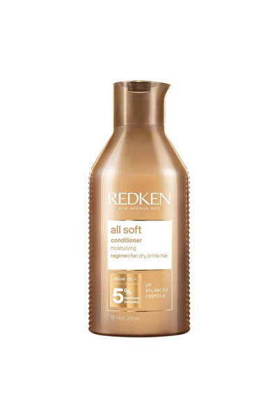 REDKEN بلسم أول سوفت - يرطب ويغذي الشعر الجاف والمتقصف، وينعمه، ويمنحه ملمساً ناعماً، ويضيف إليه كثافة.