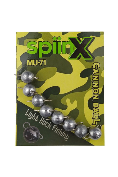 SpiinX CANNON BALL JIGHEAD HAM IGNESIZ 3G 8P