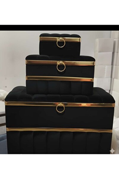 Nima Çeyiz Sandık 3 lü çeyiz sandığı hediye kutusu ve Takı sandığı