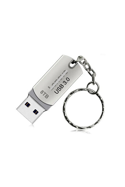 Generic 8TB USB Flash Drive | Mechanical Design High-Capacity Portable Storage with Keychain